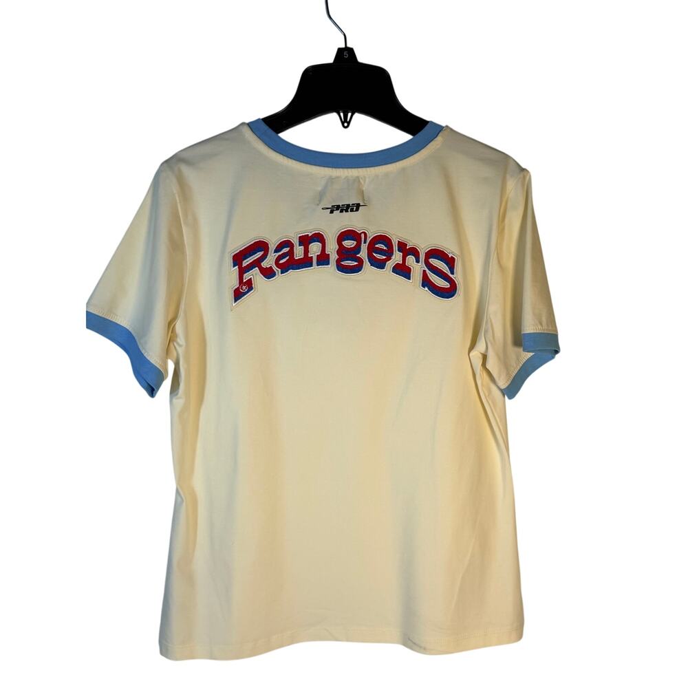 Texas Rangers Cooperstown Collection Ringer T-Shirt – Women’s M - Picture 7 of 8